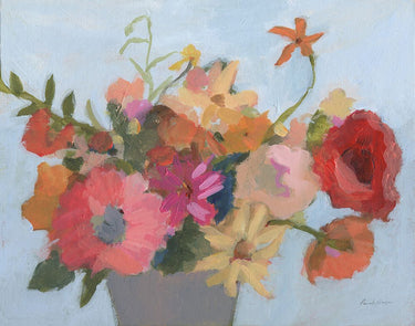 Art Print on canvas Summer Bouquet I by Munger Pamela Floral Modernism artwork
