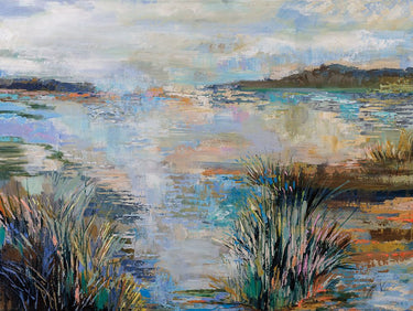 Art Print on canvas Escape by Vertentes Jeanette Coastal Impressionism artwork