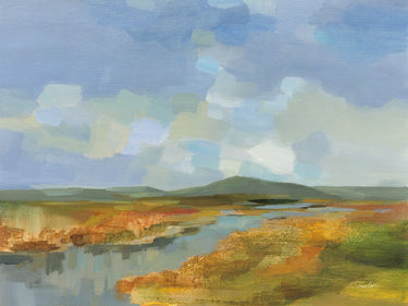 Art Print on canvas Meanders by Vassileva Silvia Coastal Post-Impressionism artwork