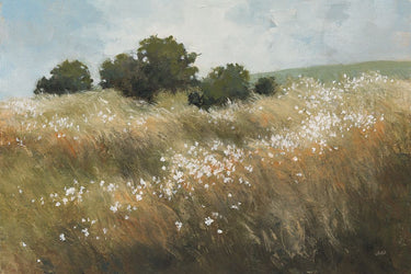 Art Print on canvas Calm Meadow by Purinton Julia Floral Post-Impressionism artwork