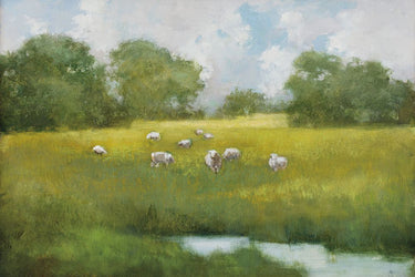 Art Print on canvas Sun Grazing by Purinton Julia Animals Post-Impressionism artwork
