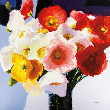 Art Print on canvas Shining by Novak Shirley Floral Post-Impressionism artwork