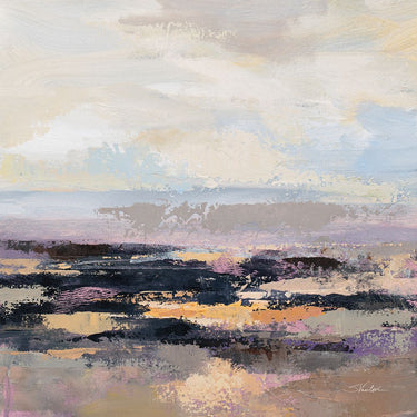 Art Print on canvas Road at Dusk I by Vassileva Silvia Landscape Impressionism artwork