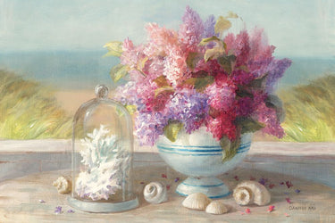 Art Print on canvas Seaside Spring Crop by Nai Danhui Coastal Post-Impressionism artwork