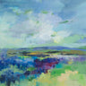 Art Print on canvas Purple Field by Vassileva Silvia Floral other artwork