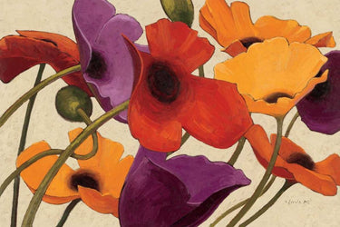 Art Print on canvas Up Three by Novak Shirley Floral Post-Impressionism artwork