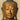Golden Buddha canvas art print by Feeling at Home, featuring a serene Buddha image in warm tones, suitable for home decor.