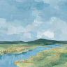 Art Print on canvas Meanders v2 by Vassileva Silvia Coastal Impressionism artwork
