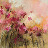 Art Print on canvas Wild Pink Flowers by Vassileva Silvia Abstract Post-Impressionism artwork
