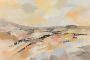Art Print on canvas Sunlit Riverside by Vassileva Silvia Abstract Post-Impressionism artwork