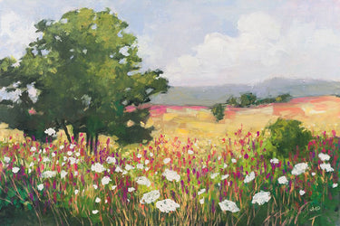 Art Print on canvas Blooming Horizon by Purinton Julia Floral Post-Impressionism artwork