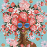 Art Print on canvas Sunning in Florals I by St. Amant Yvette Fashion Post-Impressionism artwork