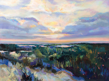 Art Print on canvas Sunset Path by Vertentes Jeanette Food Post-Impressionism artwork