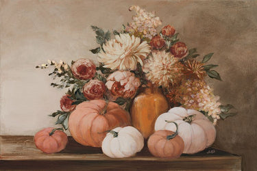 Art Print on canvas Autumn Bounty by Purinton Julia Floral Post-Impressionism artwork