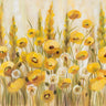 Art Print on canvas Yellow Field by Vassileva Silvia Floral Post-Impressionism artwork