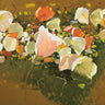Art Print on canvas Backlit in Tobacco by Novak Shirley Floral Post-Impressionism artwork