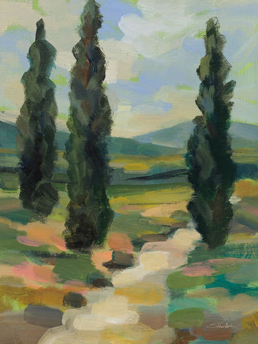 Art Print on canvas Path in Tuscany by Vassileva Silvia European Impressionism artwork