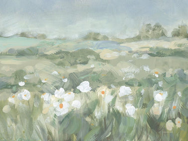 Art Print on canvas Field of White by Nai Danhui Floral Post-Impressionism artwork