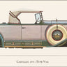 Vintage Cadillac 1931 canvas art print by Fantini Antonio, featuring classic car artwork with nostalgic automotive design.