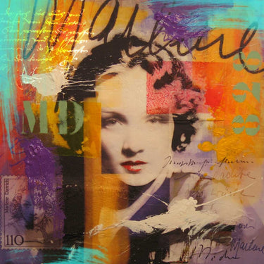 Feeling at home Marlene D. photography canvas art print by Baker Micha featuring a vibrant, artistic portrait on high-quality canvas.