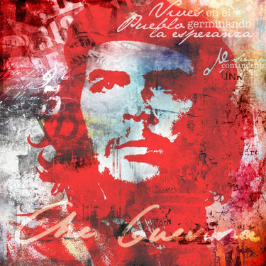 Feeling at Home Che Pop Culture canvas art print by Baker Micha, featuring bold graphic design on high-quality wall decor.
