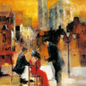Romance II Country French canvas art print by Haenraets Willem, featuring a charming, rustic scene in warm tones.