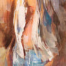 European canvas art print featuring playful, colorful abstract design by Haenraets Willem, titled "Feeling at Home."