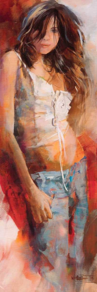 European canvas art print titled Playful II by Haenraets Willem, featuring vibrant, playful abstract designs on textured canvas.