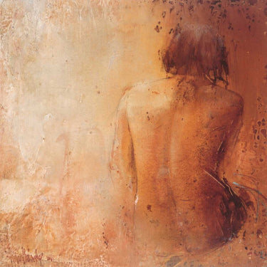 Nude European canvas art print by Vriesendorp Heleen, featuring abstract human figure in soft tones.
