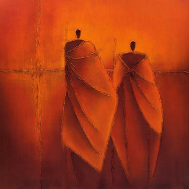 European canvas art print "Mysterious II" by Feeling at Home, featuring abstract design by Optendrees Liesbeth.