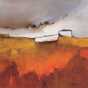 European landscape art print by Cordaro Emiliana, showcasing a scenic view on canvas for a Feeling at Home wall decor piece.