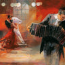 Canvas Art Print Bandoneon Figurative subject by Haenraets Willem Fine Art Print quality