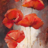 European canvas art print of a vibrant poppy bouquet by Haenraets Willem, titled Poppy Bouquet I, from Feeling at Home collection.