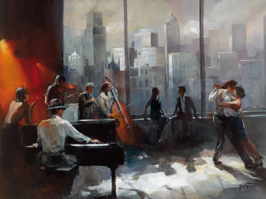 European canvas art print titled "Room with a View II" by Haenraets Willem, featuring a scenic interior view in soft tones.
