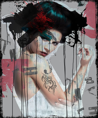 European canvas art print titled Asia Spirit by Bakker Hans Jochem, featuring vibrant Asian-inspired design on canvas.