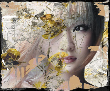 Asian look figurative canvas art print by Bakker Hans Jochem from Feeling at Home, featuring a detailed, colorful Asian-inspired design.