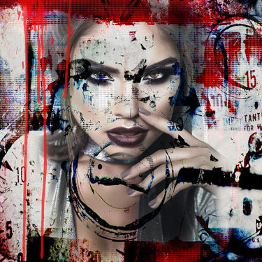 Canvas Art Print Extravaganza Pop Culture subject by Baker Micha Fine Art Print quality