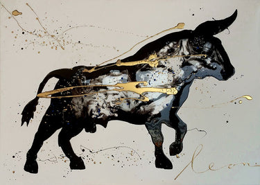 Torro Terezza Animals canvas art print by Bosboom Leon featuring detailed animal illustrations on textured canvas.