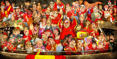 Feeling at Home sports canvas art print featuring World Champions Games by Alvez A. Perez, showcasing vibrant athletic imagery.