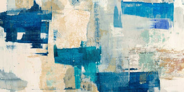 Canvas Art Print Rhapsody in Blue Abstract subject by Munson Anne Fine Art Print quality