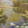 Feeling at Home floral canvas art print featuring the Lily Pond scene by Monet Claude, showcasing vibrant colors and detailed brushwork.