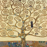 Gustav Klimt Tree of Life figurative canvas art print by Feeling at Home, featuring intricate, colorful design of the Tree of Life.