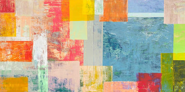 Abstract Kaleidos I canvas art print by Corrado Italo, vibrant geometric design, part of Feeling at Home collection.