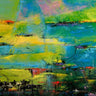 Abstract canvas art print titled Porto di Istanbul by Marzari Tebo, featuring vibrant colors and modern design for home decor.