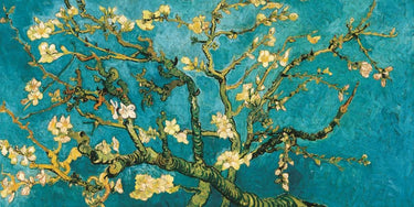 Canvas Art Print Almond tree in bloom Landscape subject by Van Gogh Vincent Fine Art Print quality