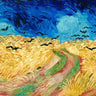Art Print on canvas Wheat Field with Crows by Van Gogh Vincent Landscape Baroque artwork
