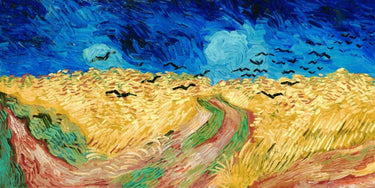 Art Print on canvas Wheat Field with Crows by Van Gogh Vincent Landscape Baroque artwork