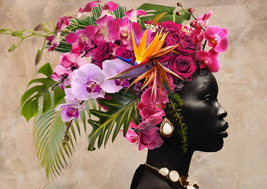 Feeling at Home Earth Mother fashion canvas art print by Lauren Julian featuring a serene, nature-inspired design on high-quality canvas.