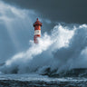 Feeling at Home Big Wave Coastal Canvas art print by Pangea Images, featuring a vibrant ocean wave scene on high-quality canvas.