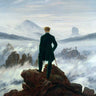 Art Print on canvas Wanderer Above the Sea of Fog by Friedrich Caspar David Landscape Post-Impressionism artwork